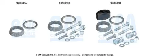 Монтажен комплект, изпускателна система BM CATALYSTS FK50383