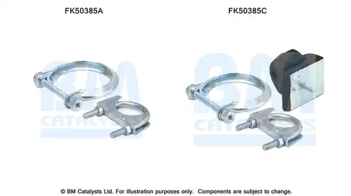 Монтажен комплект, изпускателна система BM CATALYSTS FK50385