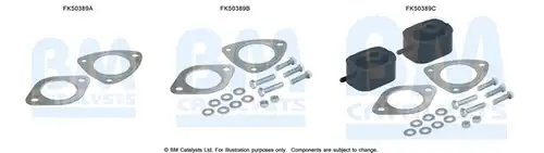 Монтажен комплект, изпускателна система BM CATALYSTS FK50389