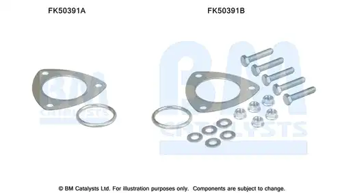 Монтажен комплект, изпускателна система BM CATALYSTS FK50391