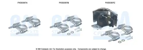 Монтажен комплект, изпускателна система BM CATALYSTS FK50397