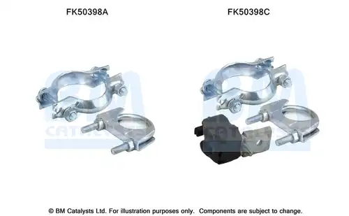 Монтажен комплект, изпускателна система BM CATALYSTS FK50398