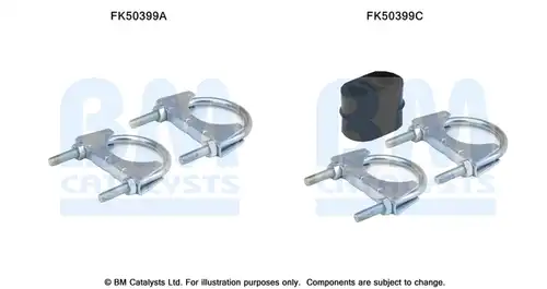 Монтажен комплект, изпускателна система BM CATALYSTS FK50399