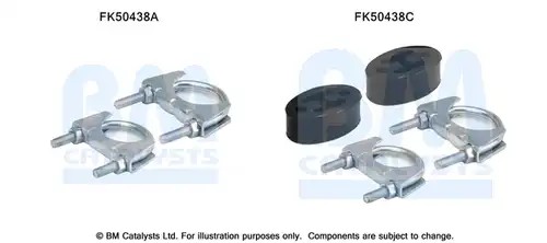 Монтажен комплект, изпускателна система BM CATALYSTS FK50438