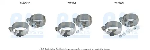 Монтажен комплект, изпускателна система BM CATALYSTS FK50439