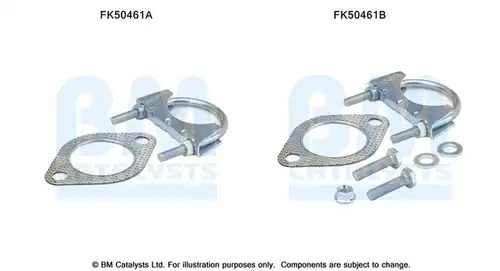 Монтажен комплект, изпускателна система BM CATALYSTS FK50461