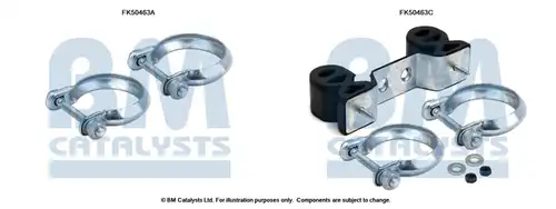 Монтажен комплект, изпускателна система BM CATALYSTS FK50463