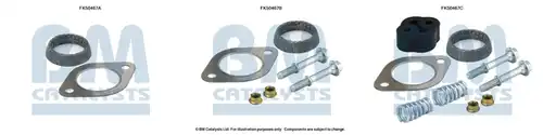 Монтажен комплект, изпускателна система BM CATALYSTS FK50467