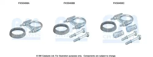 Монтажен комплект, изпускателна система BM CATALYSTS FK50468