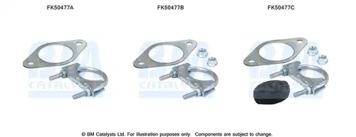 Монтажен комплект, изпускателна система BM CATALYSTS FK50477