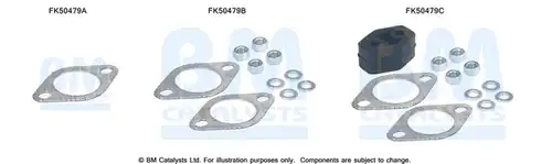 Монтажен комплект, изпускателна система BM CATALYSTS FK50479