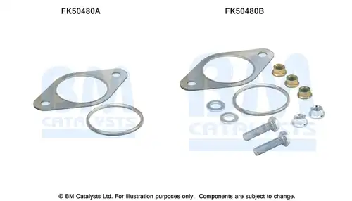 Монтажен комплект, изпускателна система BM CATALYSTS FK50480