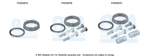 Монтажен комплект, изпускателна система BM CATALYSTS FK50487