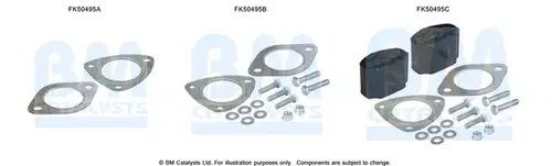 Монтажен комплект, изпускателна система BM CATALYSTS FK50495