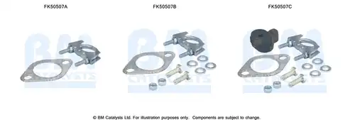 Монтажен комплект, изпускателна система BM CATALYSTS FK50507