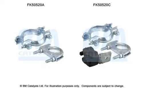 Монтажен комплект, изпускателна система BM CATALYSTS FK50520