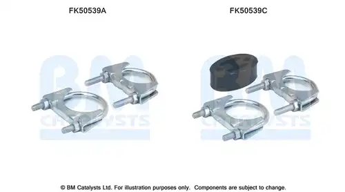 Монтажен комплект, изпускателна система BM CATALYSTS FK50539