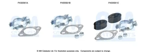 Монтажен комплект, изпускателна система BM CATALYSTS FK50561