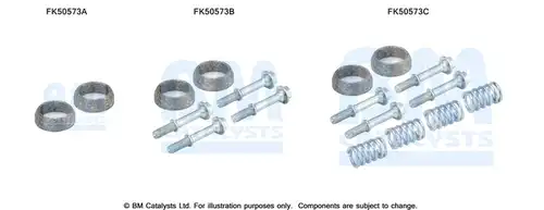 Монтажен комплект, изпускателна система BM CATALYSTS FK50573