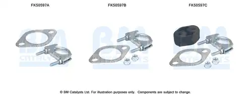 Монтажен комплект, изпускателна система BM CATALYSTS FK50597