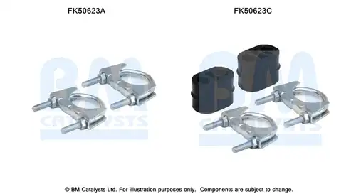 Монтажен комплект, изпускателна система BM CATALYSTS FK50623