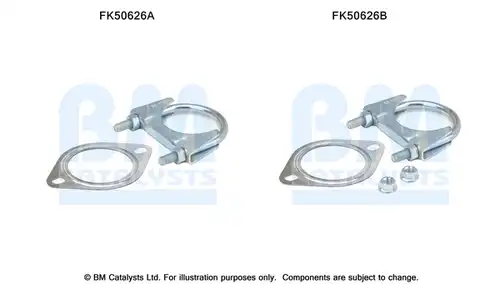 Монтажен комплект, изпускателна система BM CATALYSTS FK50626
