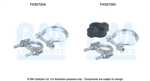 Монтажен комплект, изпускателна система BM CATALYSTS FK50720