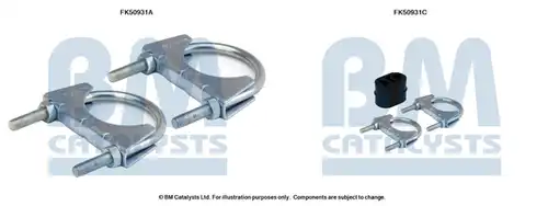 Монтажен комплект, изпускателна тръба BM CATALYSTS FK50931