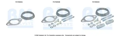 Монтажен комплект, изпускателна система BM CATALYSTS FK70004