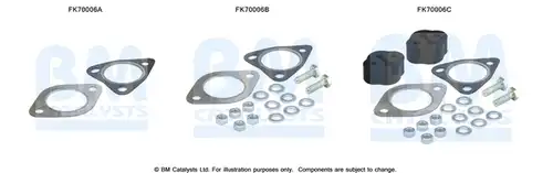Монтажен комплект, изпускателна система BM CATALYSTS FK70006