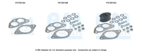Монтажен комплект, изпускателна система BM CATALYSTS FK70010