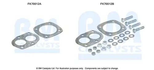 Монтажен комплект, изпускателна система BM CATALYSTS FK70012