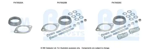 Монтажен комплект, изпускателна система BM CATALYSTS FK70020