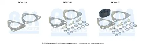 Монтажен комплект, изпускателна система BM CATALYSTS FK70021