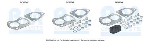 Монтажен комплект, изпускателна система BM CATALYSTS FK70034