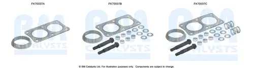 Монтажен комплект, изпускателна система BM CATALYSTS FK70037
