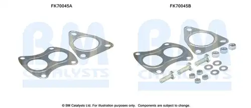 Монтажен комплект, изпускателна система BM CATALYSTS FK70045