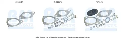 Монтажен комплект, изпускателна система BM CATALYSTS FK70047