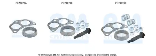 Монтажен комплект, изпускателна система BM CATALYSTS FK70073
