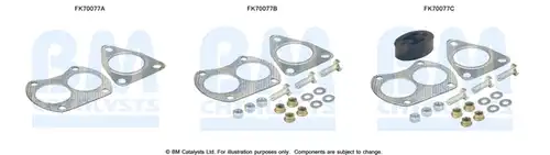 Монтажен комплект, изпускателна система BM CATALYSTS FK70077