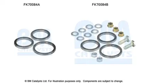 Монтажен комплект, изпускателна система BM CATALYSTS FK70084