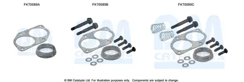 Монтажен комплект, изпускателна система BM CATALYSTS FK70089