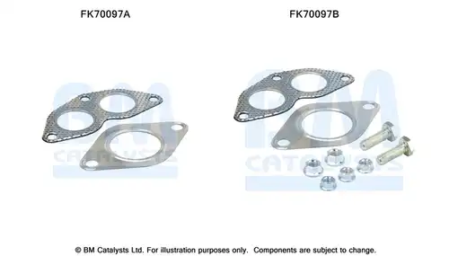 Монтажен комплект, изпускателна система BM CATALYSTS FK70097