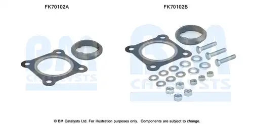 Монтажен комплект, изпускателна система BM CATALYSTS FK70102
