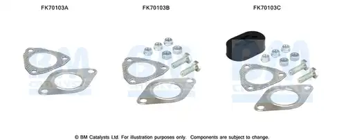 Монтажен комплект, изпускателна система BM CATALYSTS FK70103