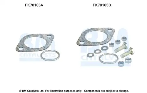 Монтажен комплект, изпускателна система BM CATALYSTS FK70105