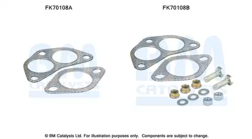Монтажен комплект, изпускателна система BM CATALYSTS FK70108