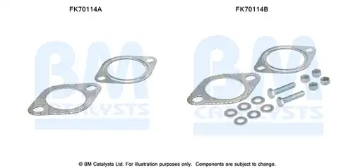 Монтажен комплект, изпускателна система BM CATALYSTS FK70114