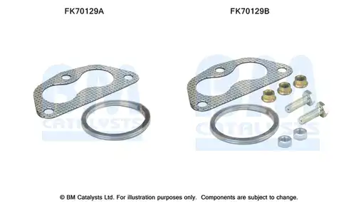 Монтажен комплект, изпускателна система BM CATALYSTS FK70129