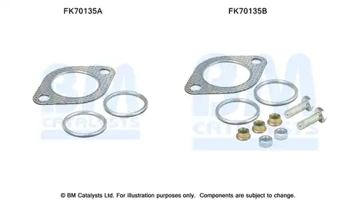 Монтажен комплект, изпускателна система BM CATALYSTS FK70135